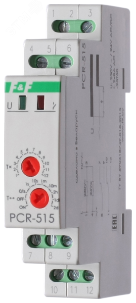 Реле времени PCR-515 EA02.001.006