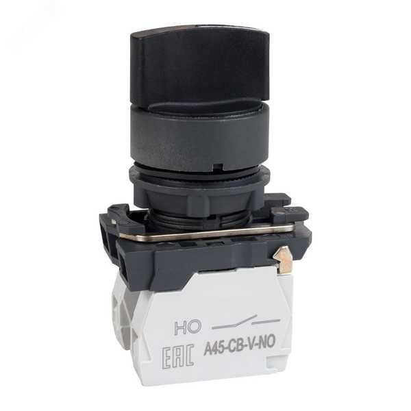 Переключатель OptiSignal D22 C5-S-21 2 положения пластик 1НО XB5AD21 (14шт) 332183