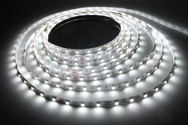 Лента светодиодная LS 50W-60/33 60LED 14.4Вт/м 12В IP33 холодный белый 6000K LLT (кр.5м)