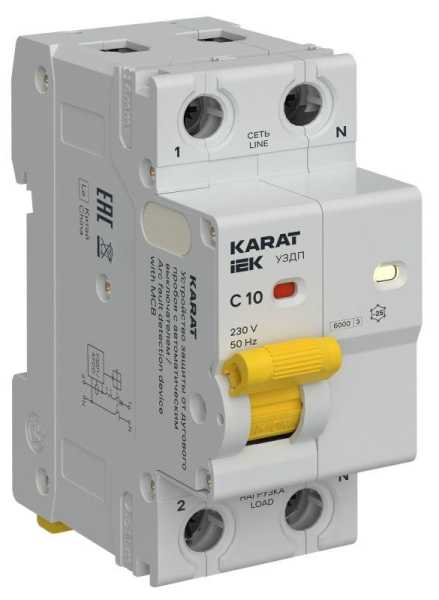 KARAT УЗДП c Автоматический выключатель 1P+N C 10A KA-DP11-1-010-C