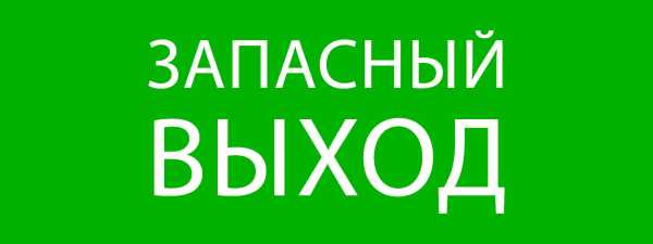 Пиктограмма "Запасный выход" 320х120мм (для EXIT, SAFEWAY-40) pkal-01-02