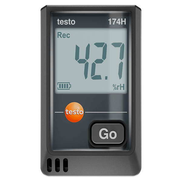 Testo 174 H USB-C ч-рный - логгер температуры и влажности