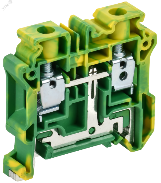 ARMAFIX Колодка клеммная CY10 PE винтовая 10мм2 проходная заземляющая Ex IEK AF-CT30-01-K52-010-EX
