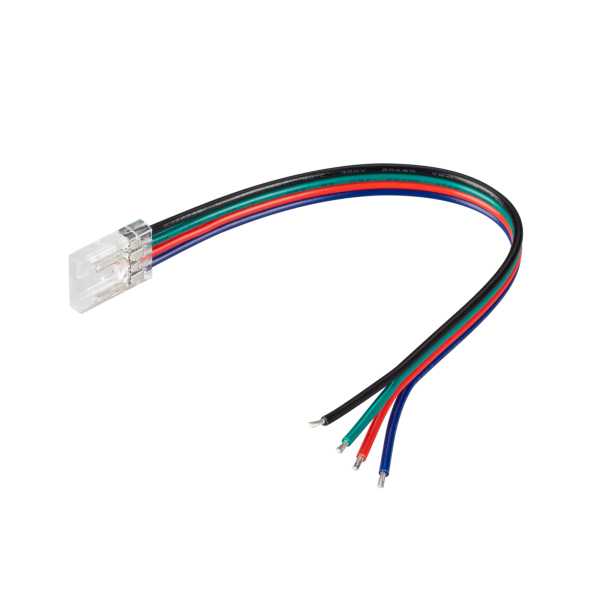 Коннектор COB-RGB-10mm-4pin-STW-L150 042064