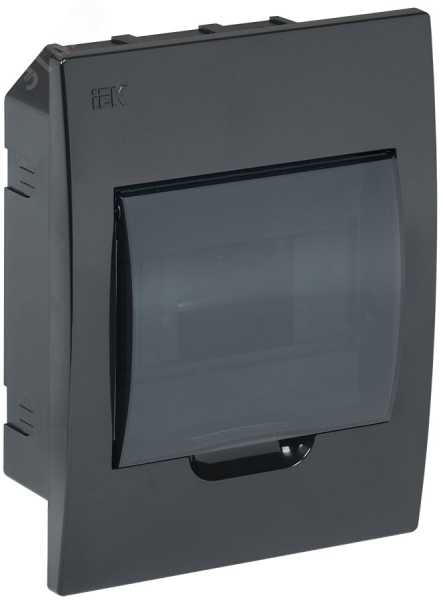 KREPTA 3 Корпус пластиковый ЩРВ-П-6 IP41 черный MKP12-V-06-41-K02