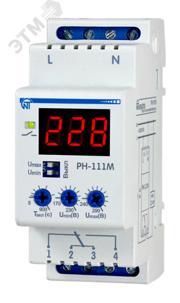 Реле напряжения РН-111М 1ф 3425601111