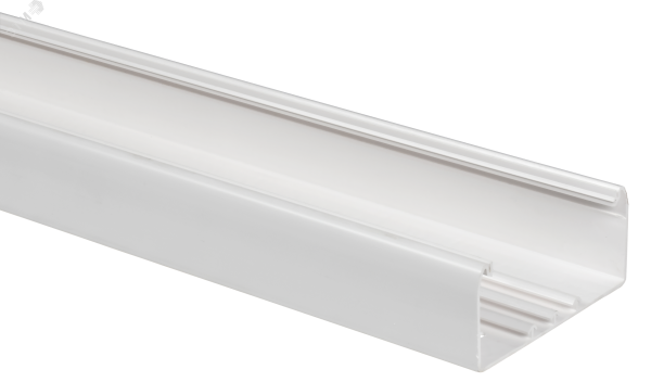 DLP Кабель-канал парапетный 150х65мм без крышки шириной 65мм и без перегородки несущей белый 010433