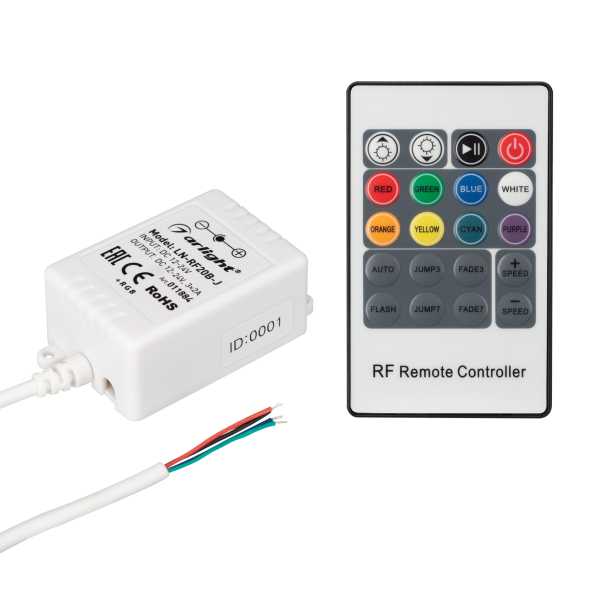 Контроллер LN-RF20B-J (12V, 72W, ПДУ 20кн) 011884