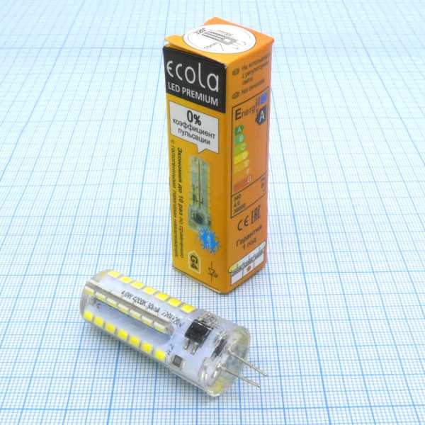 Лампа LED Ecola 4W хол 220V (237)