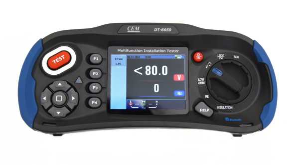DT-6650 Тестер электроустановок многофункциональный
