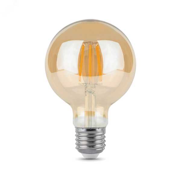 Лампа LED Filament G95 E27 6W Golden 2400K 1/20 105802006