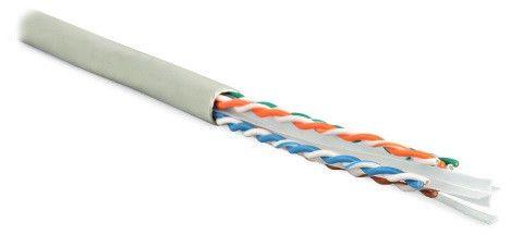 Кабель витая пара U/UTP кат.6 4х2х23AWG solid PVC UUTP4-C6-S23-IN-PVC-GY-305 сер. (м) 42047