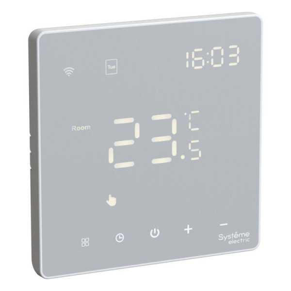 ARTGALLERY ТЕРМОСТАТ программируемый с Wi-Fi для электрического теплого пола, 16 А, моноблочный, БЕЛЫЙ GAL000138