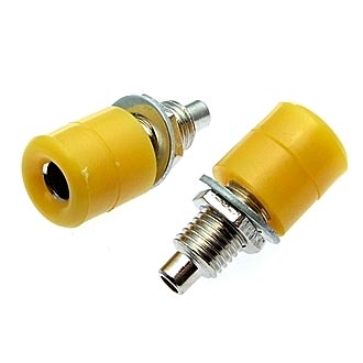 Z031 4MM SOCKET YELLOW