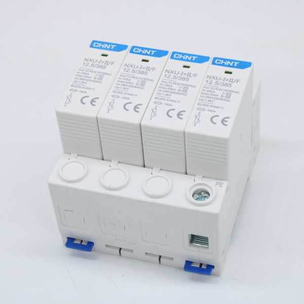 Ограничитель имп. перенапр. NXU-?+?/F 4P In=25kA Uc=385В Im=50kA (R) 308614