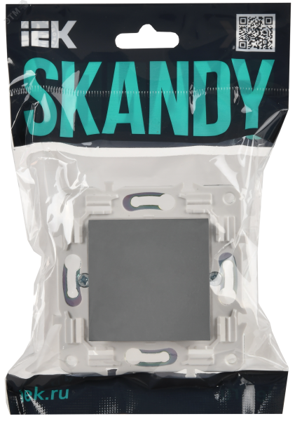 SKANDY Заглушка с суппортом SK-C01Gr серый IEK SK-PL10-K03
