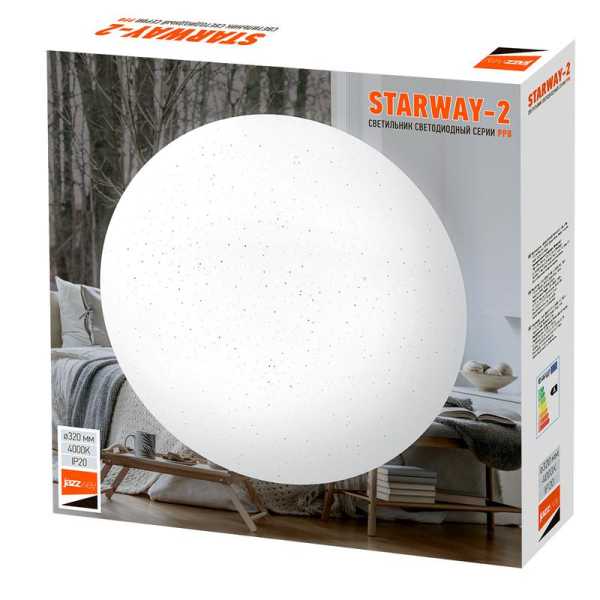 Светильник светодиодный декоративный PPB Starway-2 32Вт 4000К IP20 d320х60 настенно-потолочный бытовой 5025493