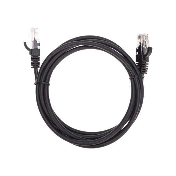 Патч-корд U/UTP CAT 5e RJ45-RJ45 26AWG LSZH черн. 1.5м 02-0102-105