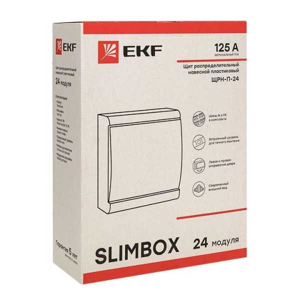 Щит ЩРН-П-24 "SlimBox" IP41 PROxima sb-n-24