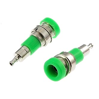 Z010 4MM PANEL JACK GREEN