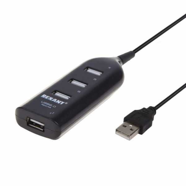 Разветвитель USB 2.0 на 4 порта 18-4105 Разветвитель USB 2.0 на 4 порта 18-4105
