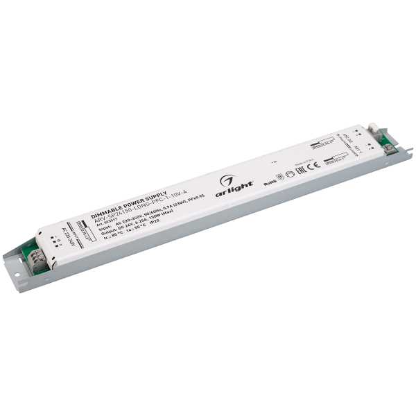 Блок питания ARV-SP24150-LONG-PFC-1-10V-A (24V, 6.25A, 150W) 025517