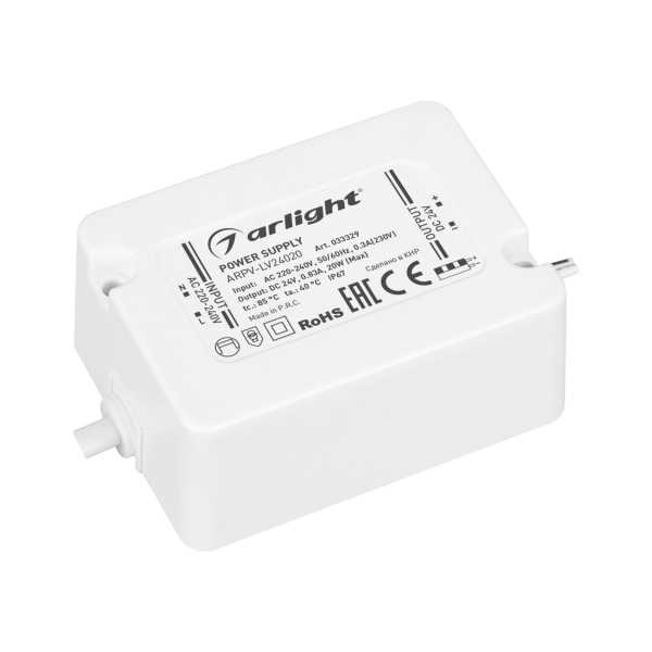 Блок питания ARPV-LV24020 (24V, 0.83A, 20W) 033329