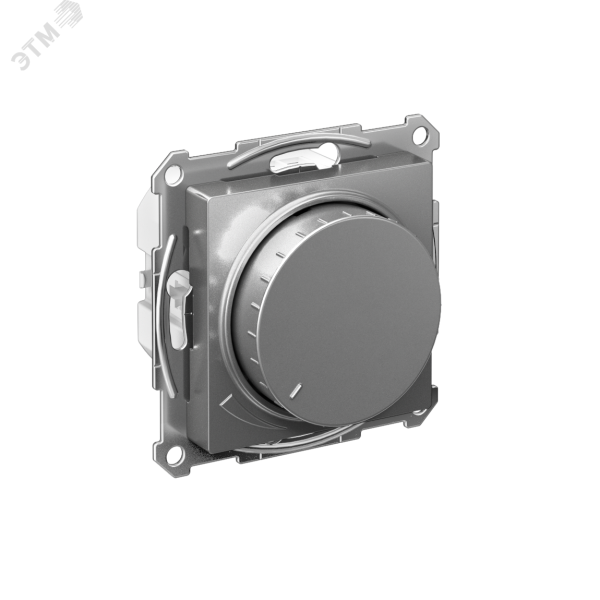 ATLASDESIGN СВЕТОРЕГУЛЯТОР (диммер) повор-нажим, LED, RC, 400Вт, мех., СТАЛЬ C3(5) ATN000923