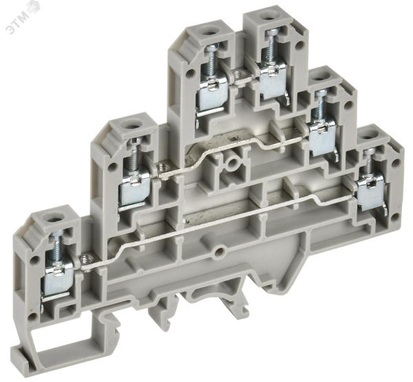 Колодка клеммная CTS-ML 3 ур. 2,5мм2 серая YCT13-00-3-K03-002