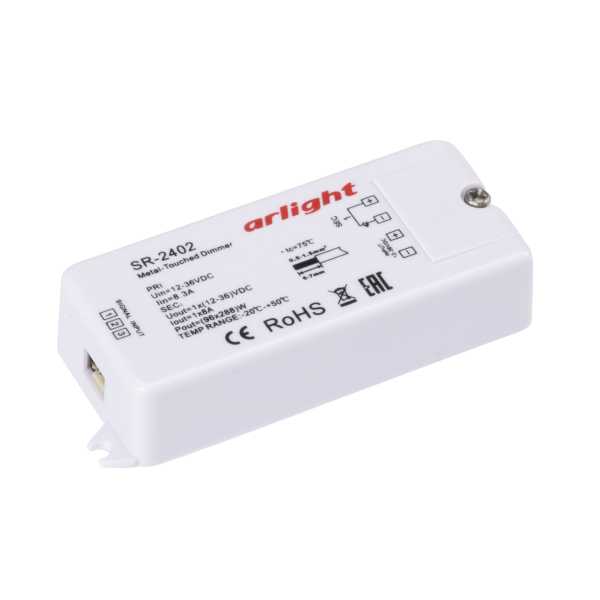 Диммер SR-2402 (12-36V, 96-288W, Metal-Touch) 014041