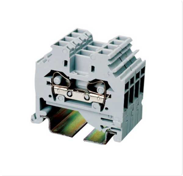 Проходная клемма JUT3-2.5W-GY