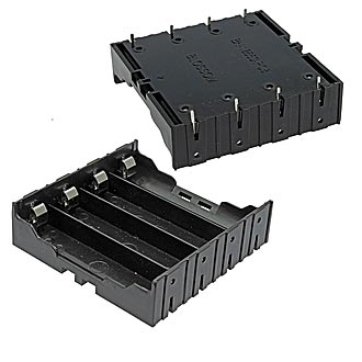 BATTERY HOLDER FOR LI-ION 4X18650