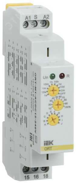 Реле времени ORT многофункциональное 1 конт. 12-240 В AC/DC ORT-M1-ACDC12-240V