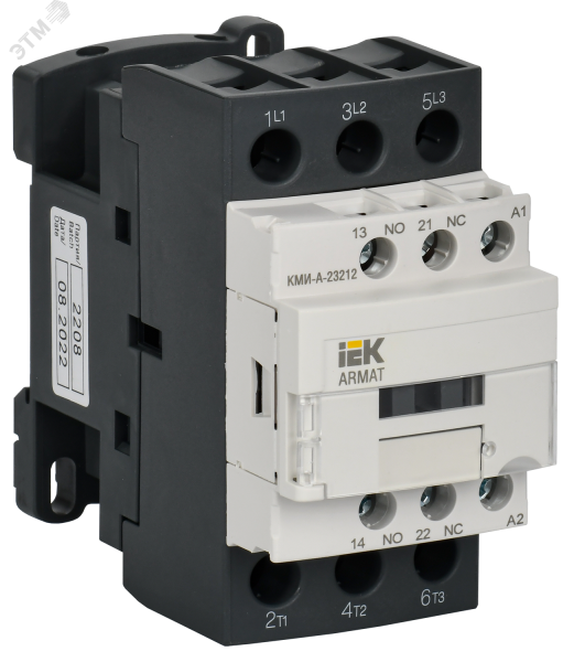 Контактор КМИ-А-23212 LC1D 32А кат. 230В AC 1НО+1НЗ AC-3 AR-ACC-21-032-230-11