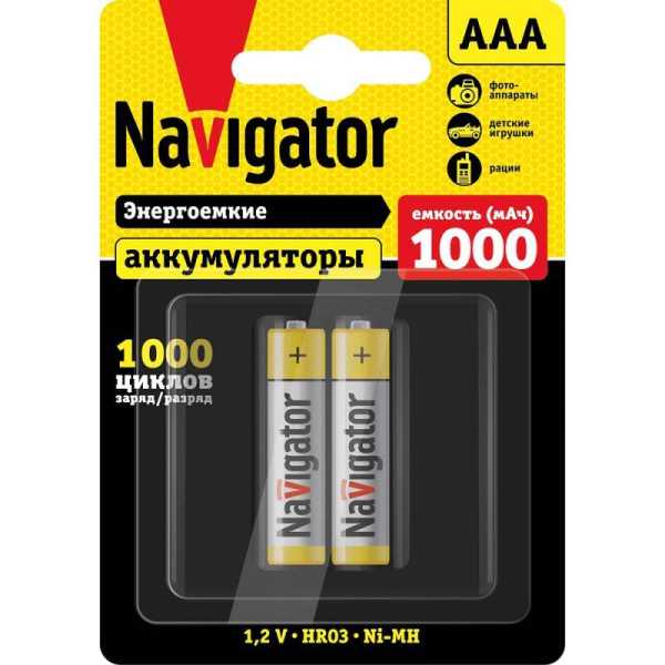 Аккумулятор AAA/HR03 94 462 NHR-1000-HR03-BP2 (блист.2шт) 94462