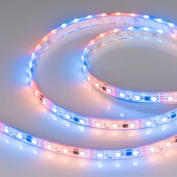 Лента герметичная SPI-PFS-B60-12mm 12V RGB-PX3 (14.4W/m, IP68, 5060, 5m) 026155(3)