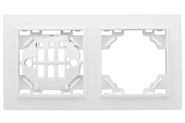 Рамка 2-м Минск горизонтальная бел. Basic ERM-G-302-10