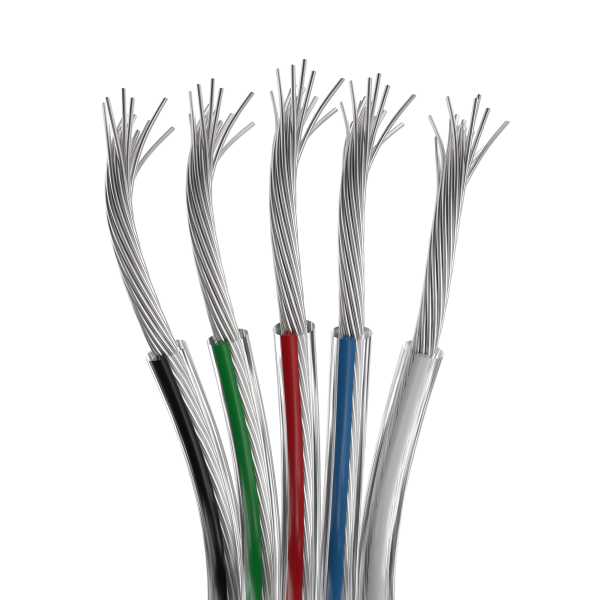 Шлейф питания ARL-22AWG-CLEAR-5Wire-CU 034967