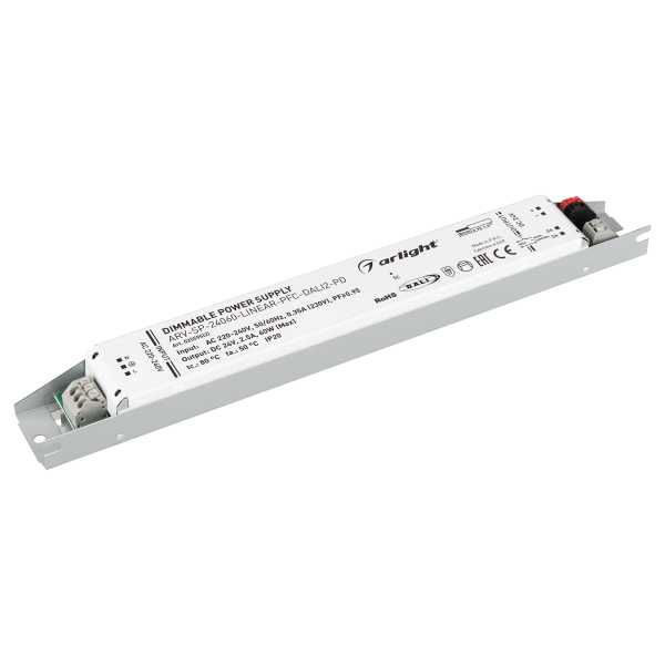 Блок питания ARV-SP-24060-LINEAR-PFC-DALI2-PD (24V, 2.5A, 60W) 025595(2)