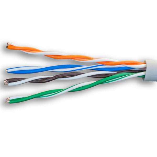 Кабель витая пара U/UTP кат.5E 4х2х24AWG solid Cu LSZH нг(А)-HF In. Standard (м) 01-0320-1