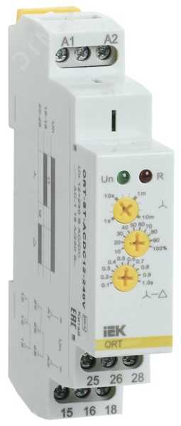 Реле пуска звезда-треугольник ORT.12-230 В AC/DC ORT-ST-ACDC12-240V