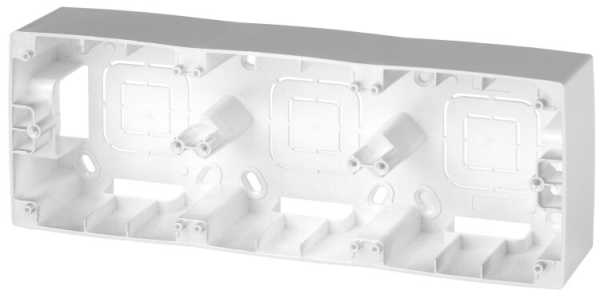 12-6103-03 Коробка наклад. монтажа 3 поста, 2, алюминий (5/50/400) Б0043182