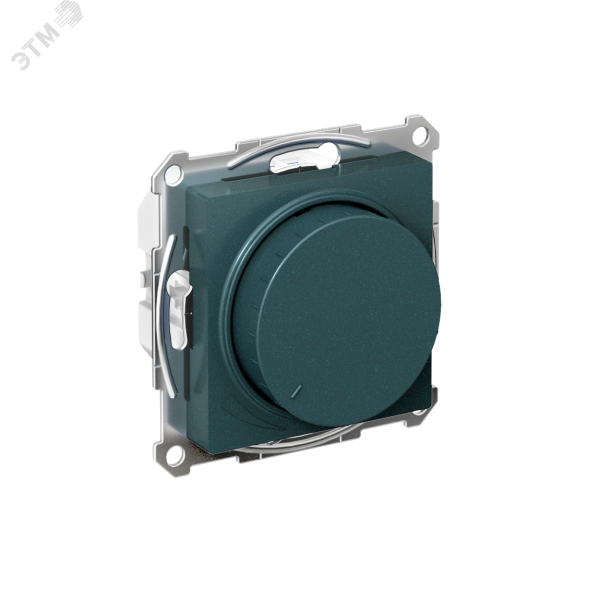 ATLASDESIGN СВЕТОРЕГУЛЯТОР (диммер) повор-нажим, LED, RC, 400Вт, мех., ИЗУМРУД C3(5) ATN000823