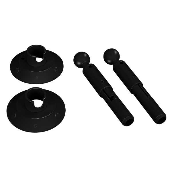 Крепление MOONLIGHT-ROUND-D13-S-KIT Black 043831