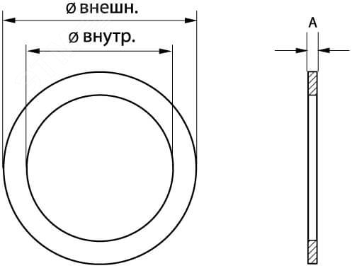Прокладка уплотнительная М16 PAPM16