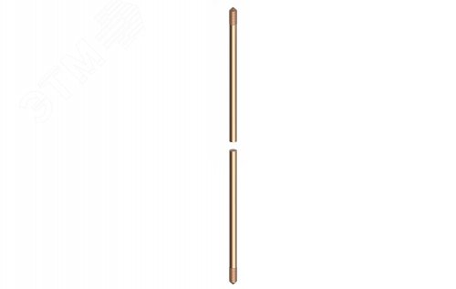 Вертикальный заземлитель 1500 мм, D14.2 мм, омеднённая сталь NE1203CC