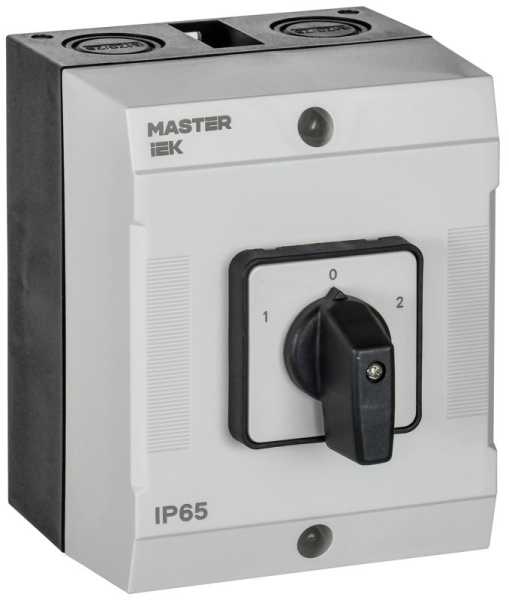 Переключатель кулачковый 10А (сх. 51) в боксе стандартная рукоятка IEK MI-CS20-010-051