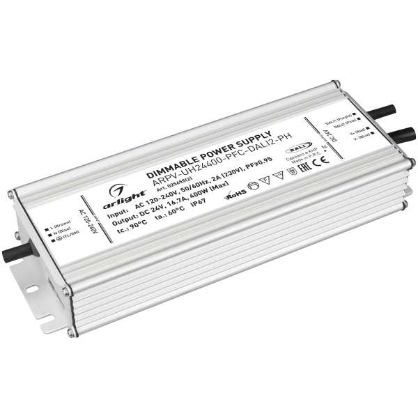 Блок питания ARPV-UH24400-PFC-DALI2-PH (24V, 16.7A, 400W) 025655(2)