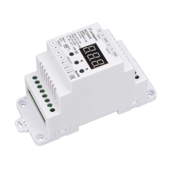 Декодер SMART-K23-DMX512-DIN (12-24V, 3x6A) 027126