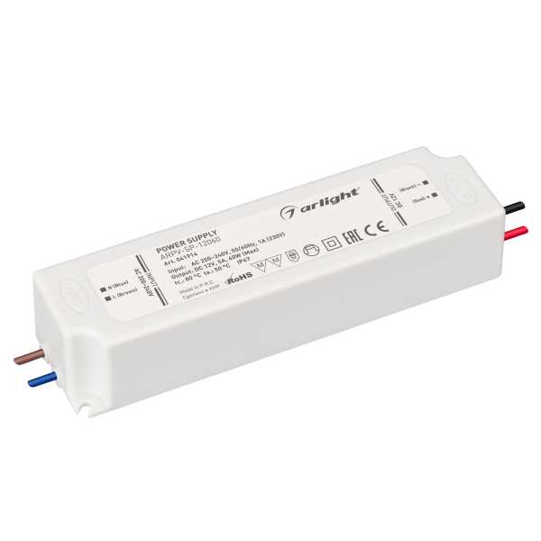 Блок питания ARPV-SP-12060 (12V, 5A, 60W) 041914